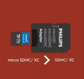 PHILIPS 256GB MICRO SDXC 100 MB/S C10 FM25MP65B/00 - 2