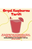 ORÇEL Kuşburnu Aromalı Içecek Tozu Oralet Çay 300gr. - 2