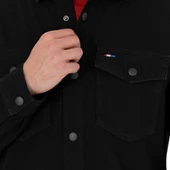 Erkek Siyah Jean Gömlek - 5