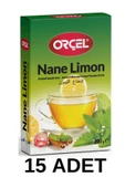 ORÇEL Nane Limon (mentöllü) Aromalı Içecek Tozu Oralet Çay 15 X 200gr. - 1