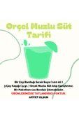 ORÇEL Çilekli Süt +Muzlu Süt +Salep+Karadut Aromalı içecek Tozu Oralet Çay 4x1 kg - 3