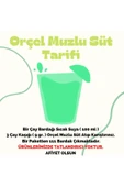 ORÇEL Muzlu Süt Aromalı Içecek Tozu Oralet Çay 1 Kg. - 2