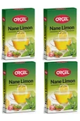 ORÇEL Nane Limon (MENTÖLLÜ) Aromalı Içecek Tozu Oralet Çay 4 X 200gr. - 1