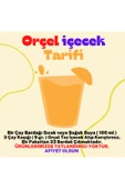 ORÇEL Karadut +Elma +Kivi +Limon +Portakal + Kuşburnu Toz içecek Seti Oralet Karışık Paket 6x300gr. - 2