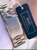 Rms Romanson 2 Yıl Garantili Çelik Kordon Çelik Kasa 5 Atm Suya Dayanıklı Erkek Kol Saati AG1503.01 thumbnail 5