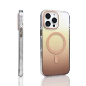 iPhone 16 Pro Max Kılıf M-safe Şarj Özellikli Transparan Renk Geçişli Toros Kılıf thumbnail 8