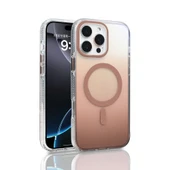 iPhone 16 Pro Max Kılıf M-safe Şarj Özellikli Transparan Renk Geçişli Toros Kılıf thumbnail 7