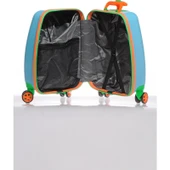 Mybag Mybag84973 Mavi Erkek Çocuk Kabin Boy Valiz thumbnail 5