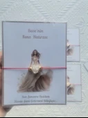 24 Adet Kişiye Özel Gül İnci Model Düğün Nikah Nişan Söz Kına Hatırası Dağıtmalık Hediyelik Bileklik thumbnail 8