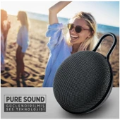 Polosmart Taşınabilir Kablosuz Speaker Hoparlör Siyah FS63 thumbnail 2
