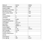 House Pratik App'li Gece Lambası HP54 thumbnail 2