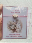 48 Adet Kişiye Özel Gül İnci Model Düğün Nikah Nişan Söz Kına Hatırası Dağıtmalık Hediyelik Bileklik thumbnail 7