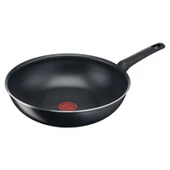 Tefal Wok Tava 28 cm Titanyum Kaplama Yapışmaz Yüzey Kolay Temizlenebilir thumbnail 2