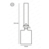 Muunart Premium Serisi Gaz Lambası - Mat Turuncu thumbnail 3