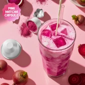 Pink Matcha Kapsül - Nespresso Uyumlu Pembe Superfood Matcha Tozu, 10lu Paket thumbnail 4