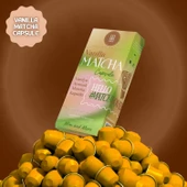 Vanilla Matcha Kapsül - Nespresso Uyumlu, Vanilya Aromalı Matcha Tozu, 10lu Paket thumbnail 3