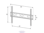 PEAQ PQ43DAL540 43” Dahili Uydu Alıcılı Smart 4K UHD 42-85 inç Kilitli Sabit Lcd Led Tv Duvar Askı Aparatı thumbnail 2