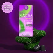 Berry Matcha Kapsül - Nespresso Uyumlu, Böğürtlen Aromalı Matcha Tozu, 10lu Paket thumbnail 2