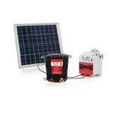 Puhu Güneş Enerjili Elektrikli Çit Cihazı (2 Joule) (20W Panel + 12V/14Ah Jel Akü) thumbnail 1