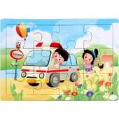 Ahşap Eğitici Puzzle 12 Parça thumbnail 5