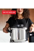 Clipso Chef Düdüklü Tencere Seti - 6 Litre + 4,5 Litre - 8
