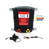 Puhu Güneş Enerjili Elektrikli Çit Cihazı (2 Joule) (20W Panel + 12V/14Ah Jel Akü) thumbnail 2