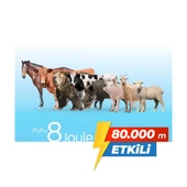 Puhu Güneş Enerjili Elektrikli Çit Cihazı (8 Joule) (60W Panel + 12V/42Ah Jel Akü) thumbnail 7