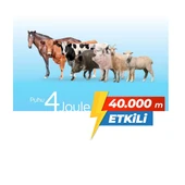 Puhu Elektrikli Çit Cihazı (4 Joule = 40.000 M) thumbnail 6