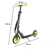 Evo Flexi Max 2 Tekerlekli Scooter Yeşil thumbnail 3