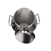 Melasty Süt Sağma Makinesi Paslanmaz Süt Güğümü (50 Litre İki Kulplu Kapaklı Ø208 mm Geniş Ağız) thumbnail 2