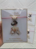 48 Adet Kişiye Özel Gül İnci Model Düğün Nikah Nişan Söz Kına Hatırası Dağıtmalık Hediyelik Bileklik thumbnail 5