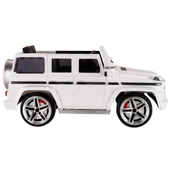 439 Akülü Uzaktan Kumandalı Jeep Sedef Beyaz thumbnail 2