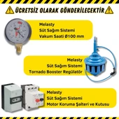 Melasty Süt Sağım Sistemi Vakum Pompa Seti (220V-50Hz-1,5kW) (400 L/dk - Yağlı) thumbnail 3