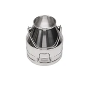 Melasty Süt Sağma Makinesi Paslanmaz Süt Güğümü (20 Litre Tek Saplı Kapaksız 180 mm Dar Ağız) thumbnail 1