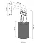 Melasty Otomatik Büyükbaş Hayvan Kaşıma Fırçası Düz Başlık thumbnail 2