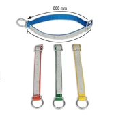 Melasty Küçükbaş Boyun Kayışı Delikli Derili (Mavi - 60 cm) thumbnail 2