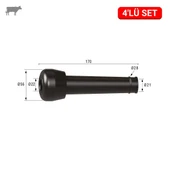 Melasty Colay Kısa Meme Lastiği (Kauçuk Memelik - 4 lü Paket) thumbnail 1