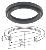 Melasty Süt Sağma Makinesi Vakum Tankı Yan Kapak Contası (Universal Model) - 2