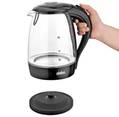 Sinbo SK-7338 2000 W 1.7 lt Cam Kettle Siyah thumbnail 2