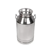 Melasty Süt Sağma Makinesi Paslanmaz Süt Güğümü (40 Litre İki Kulplu Kapaklı Ø208 mm Geniş Ağız) thumbnail 1