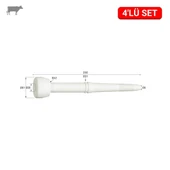 Melasty Kunter Uzun Meme Lastiği (Silikon Memelik - 4 lü Paket) thumbnail 1