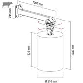 Melasty Sıcak Galvaniz Gövdeli Motorsuz Çift Yönlü Büyükbaş Hayvan Kaşıma Fırçası Düz Başlık thumbnail 2