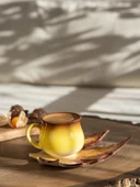 Çınar Handmade Kahve Fincanı Sarı-150 ml. - 6