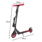 Evo Flexi 2 Tekerlekli Scooter Kırmızı thumbnail 3