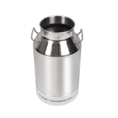 Melasty Süt Sağma Makinesi Paslanmaz Süt Güğümü (50 Litre İki Kulplu Kapaksız Ø208 mm Geniş Ağız) thumbnail 1