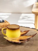 Çınar Handmade Kahve Fincanı Sarı-150 ml. - 4