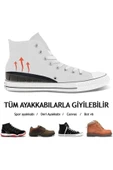 Boy Uzatıcı Ayakkabı Tabanlık İçi Ortapedik Ayak Tabanlığı 5 cm Gizli Silikon Topuk Yükseltici thumbnail 4