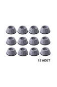 3 Set (12 Adet) Gürültü Engelleyici Kaymaz Titreşim Önleyici Kauçuk Ayak Çamaşır Makinesi Stoper - 1