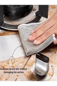 6 Adet Tek Katlı Çok Amaçlı Tel Bulaşık Yıkama Bezi Çok Fonksiyonlu Çizilmez Sihirli Bez 6 Lı Paket thumbnail 5