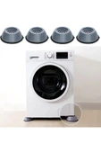 4 Lü Set Çamaşır Makinesi Sarsıntı Titreşim Ses Önleyici Kaydırmaz Ayak - 1